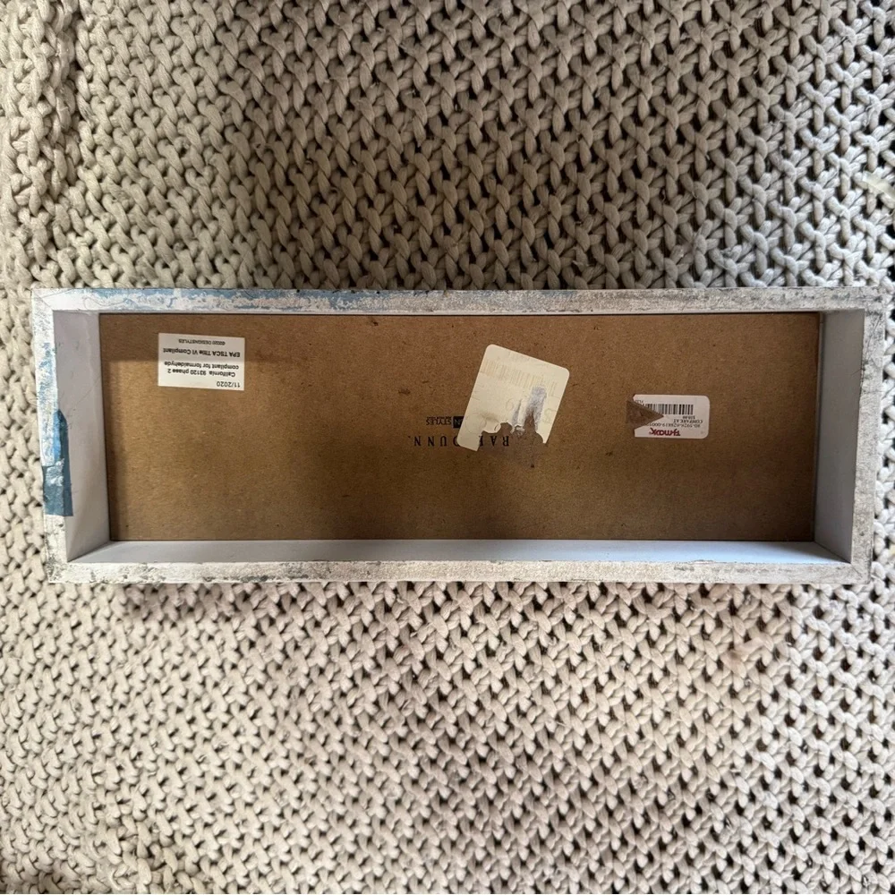 Rae Dunn floating shelf sign